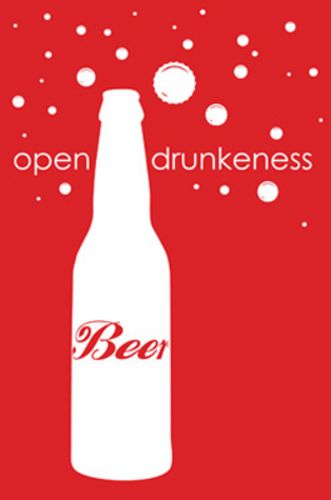 Beer - open drunkeness