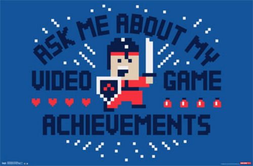 Video Game Achievements by Snorg Tees