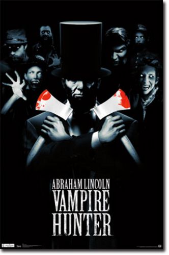 Abraham Lincoln Vampire Hunter Movie Poster - Double Axe