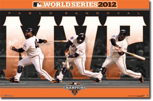 Pablo Sandoval - World Series MVP - San Francisco Giants 2012 MLB