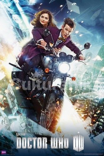 Doctor Who Bike BBC (Matt Smith and Jenna Coleman)