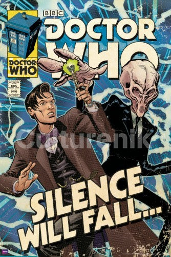 Silence Will Fall Doctor Who Comic Cover