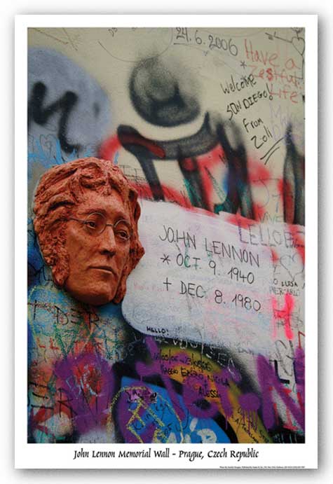 Lennon Wall Memorial - Prague