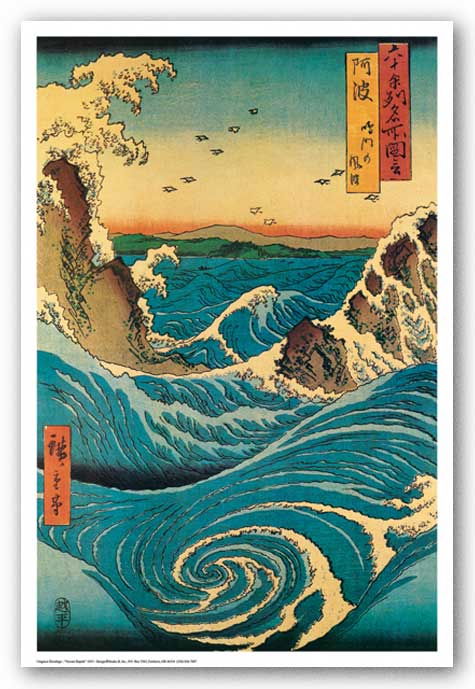 Navarro Rapids by Utagawa Hiroshige