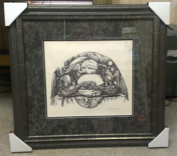 After All These Years (Original ink drawing) by David Wilson